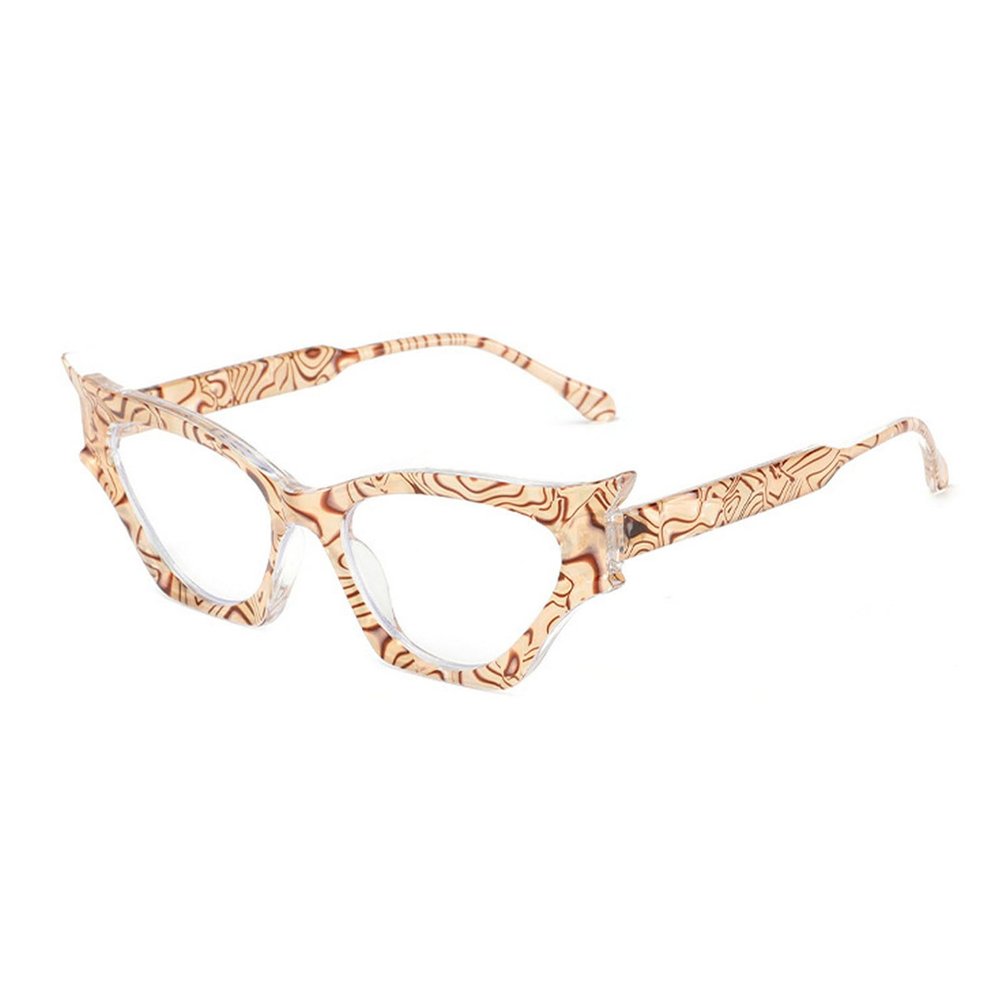 laureles Fashion Blue Light Blocking Cat Eye Reading Glasses Women Computer Readers Magnifying Travel L17 (C1, 2.5, x)