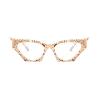laureles Fashion Blue Light Blocking Cat Eye Reading Glasses Women Computer Readers Magnifying Travel L17 (C1, 2.5, x) view 2