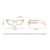 laureles Fashion Blue Light Blocking Cat Eye Reading Glasses Women Computer Readers Magnifying Travel L17 (C1, 2.5, x) view 4