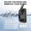 Edifier WH700NB Pro Wireless Over-Ear Headphones with Active Noise Cancellation, Hi-Res Audio, Bluetooth V5.4, Multi-Point Connection, Al Clear Calls, Fast Charging, Foldable - Black view 3