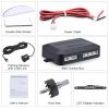 Car Parking Sensors Car Reverse Radar Kit Vehicle Parking Sensor System with 4 Parking Sensors Backup Radar with LED Distance Display Sound Warning Detection Radar view 4
