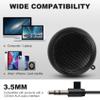 Beuiouer Mini Speaker Portable Rechargeable Travel Speaker with Aux Input Wired 3.5mm Headphone Jack view 4