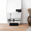 DOITOOL Floor Mirror Base with Multi-Use Slot Design Anti-Skid Support Stand for Full Length Mirror Easy to Use and view 2