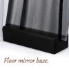DOITOOL Floor Mirror Base with Multi-Use Slot Design Anti-Skid Support Stand for Full Length Mirror Easy to Use and view 3