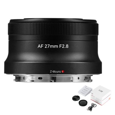7artisans 27mm F2.8 Auto Focus Camera Lens for Nikon Z Mount,APS-C,Large Aperture,Prime,STM Auto Manual Focus Camera Lens for Z7II,Z6II,Z5,Z6,Z7,Z9,Z50