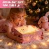 LOVERUIS Cute Night Light for Kids Cat Night-Light Baby Girl Squishy NightLight 1/3 Hour Timer Kitty Light Baby Dimmable Nursery Lamp Colorful Nightlight Gift for Kid Toddler Kawaii Bedroom (Kiki) view 4