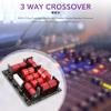 Beuiouer 400W 3 Way Crossover Divider Hifi Tweeter Woofer Speaker Crossover 1250H/5000HZ with High-Pitched Protection, red black, 500207171 view 3