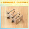 Beuiouer Stainless Steel Antenna Mount Bracket with U Style Bolts for Ham UHF VHF CB Cellular Trucker Antenna Use Accepted, Silver, 500213383 view 2