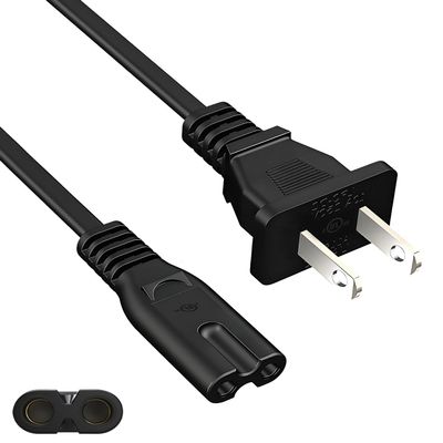 2 Prong Printer Power Cord for Epson Workforce/Stylus/Ecotank ET-3850 ET-2800 ET-2760 ET-8550,WF-2630 WF-2750 WF-3530 WF-3620 WF-2520 and More,Replacement Cable Long 6Feet