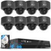 4COVR 8 Camera Security System, 8X 5MP IK10 Vandal-Proof IP67 Dome PoE IP Camera with Audio, 8 Channel NVR 2TB HDD, AI Human Vehicle Detection & IR Night Vision, 24/7 Home Recording, LY54AB5M0808 view 1
