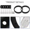 Beuiouer Guiding Scope Ring Kit for Telescope Tube Diameter or Finders 43mm to 70mm for Astrophotography view 3