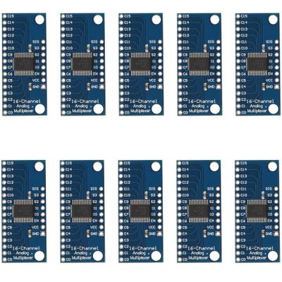 Beuiouer 10Pcs 16CH Analogue Multiplexer Module 74HC4067 CD74HC4067 Precise Module Digital Multiplexer MUX Breakout Board