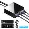 1 to 4 RJ45 Ethernet Splitter Gigabit RJ45 Network Splitter Adapter with Cable view 4