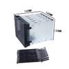 Beuiouer 5.25 Inch to 5 x 3.5 Inch SATA HDD Cage Rack Hard Drive Disk Enclosure Disk Tray Adapter, Silver & black, 500300636 view 4