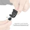 1PCS Quick Release Camera Mount Rail Clamp with 1/4 and 3/8 Thread Holes for Camera Cage Handle LED Light Microphone view 4