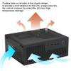 Beuiouer A09 HTPC Computer Case Mini ITX Gaming PC Chassis Desktop Chassis USB2.0 Computer Case Home Computer Case Silver view 4