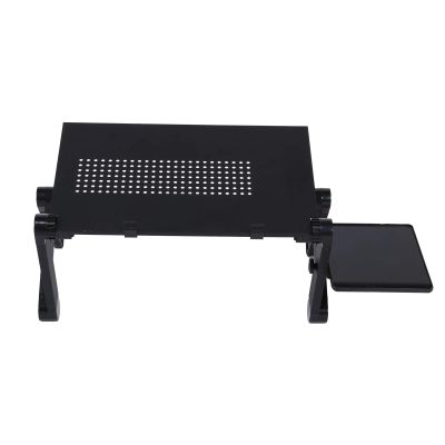 Akozon Laptop Desk with Board Portable Aluminum Alloy Adjustable Folding Computer Stand Home and Family Appliance and Decor