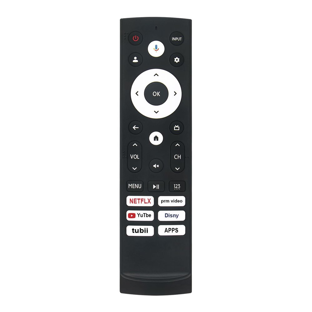 ERF3AF90H Replaced Voice Remote Control fit for Hisense Smart TV 55U8K 75U6K 75U8K 85U8K 50A6H 55A6H 65A6H 75A6H 50U6H 55U6H 65U6H 65U8H 75U8H 43A6H 43A68H 55U7K 75U6H 85A7H 32A4H 43A4H 43A65K 43U7K