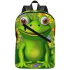 BTCOWZRV Frog Travel Backpack for Women Men 2 Compartment Laptop Backpacks Laptop Bag Casual Daypack view 1