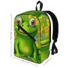 BTCOWZRV Frog Travel Backpack for Women Men 2 Compartment Laptop Backpacks Laptop Bag Casual Daypack view 2