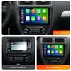 10.1" Touch Screen 8Core 4+64GB Car Stereo for Volkswagen VW Sagitar Jetta Bora 2012-2016 Dash Kit, Android 13 GPS Navigation Multimedia Player with Car-Play Android Auto/Rear View view 2