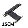 JMT 64G/BPS PCI-E4.0 x4 to x16 Extension Cable GEN4 Steering Extension 1U Support RTX3090 RX6800xt GPU (M2S-M33-TL,15CM) view 3