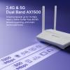 U-SPEED AX1500 WiFi 6 Router Dual Band Wireless Internet Router, Wireless Speed Up to 1.5 Gbps, Full Gigabit Ports, Beamforming, OFDMA, MU-MIMO, Parental Controls, WPA3, EasyMesh view 3