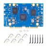 Banana Pi BPI-R4 NIC BE14 WiFi 7 Module for BPI-R4 Wireless Tri-Band WiFi Router Board OpenWRT, MediaTek MT7995AV CPU 32 bits RISC-V MCU, with 6X 2G/5G/6GHz WiFi Antenna (WiFi7 NIC Module) view 1