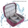Cable Organizer Bag, Electronic Bag, Electronics Accessories Storage Cases for Cable, Charger, Phone (Purple) view 2