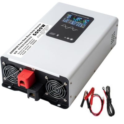 3000/5000/6000/8000w Pure Sine Wave Power Inverter 12/24/48/60/72/96v to Power Inverters for Vehicles Converter Adapter-LCD Display,Ac Outlets Plug Car Charger,5000w48Vto220V