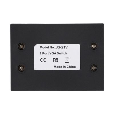 2-In-1-Out VGA Splitter Switcher, HD Display C Uter Accessory for Host Switching, VGA Adapter, Long Distance Signal, Suitable for Outdoor LED Display Connection