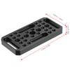 Holigie Cheese Plate, Cheese Plate Camera for Tripod Plate CNC Alloy Multi Function with 1/4 3/8 Threads, Camera Cheese Plate for Railblocks Dovetails Short Rods view 2