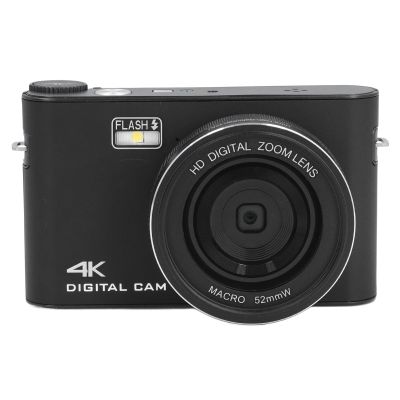 Sanpyl Digital Camera, 4K 64MP HD Camera, Digital Point and Shoot Camera with 18X Zoom & 3 Inch, Compact Small Camera for Boys Girls Kids (Black)