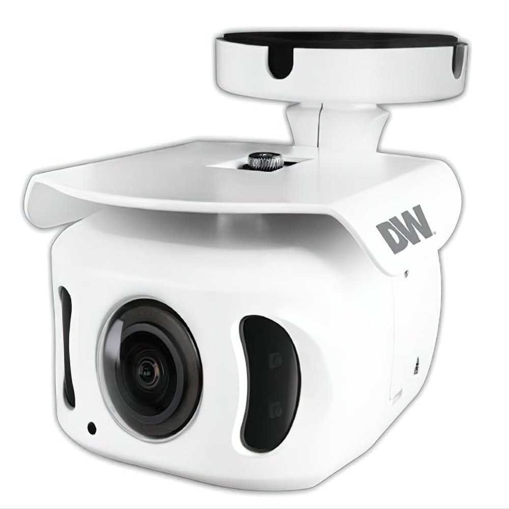 DirectNine Basics Digital Watchdog DWC-MBW8WI2TW 8MP IR Bullet IP Camera, White; 1/1.8"" Image Sensor; 30FPS; 2.3mm Ultra-wide Lens; WDR; Motion Detection; Two-way Audio; Micro SD Class 10 Card Slot; DC12V/PoE