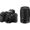 Nikon Z50 Compact Lightweight Mirrorless Camera with 16-50mm and 50-250mm Lenses + Soft Case + Extreme PRO 64GB Card FTZ II Mount Adapter + More (Renewed) view 2