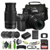Nikon Z50 Compact Lightweight Mirrorless Camera with 16-50mm and 50-250mm Lenses + Soft Case + Cleaning Kit + Card Wallet + Extreme PRO 64GB Card + Card Reader + Hand Strap + Flex Tripod (Renewed) view 1