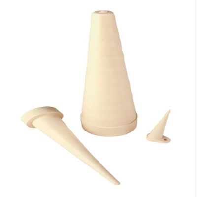 Caplugs PTFLSP Series  Pig's Tail Food Line Service Plug, Single SM Plug, Natural Colored, Fits 1.40" to 3.10" Rigid Hoses and Pipes, Food Line Equipment, Maintenance (PTFLIND-SM)