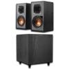 Klipsch R-51PM Powered Bluetooth Speakers (Pair) with R-80SWi 8" 150W Wireless Subwoofer - Premium 2.1 Home Audio System view 1