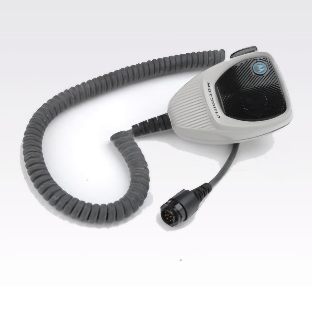 Motorola Solutions HMN1089, HMN1089C, OEM Water-Resistant Standard Palm Microphone, APX XTL Mobile RADIOS
