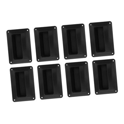 SHOWERORO 8pcs Speaker Handle Replacement Durable Plastic Speaker Grasp Side Handle for Easy Carrying Comfortable Grip Design for Amplifiers and Audio Equipment