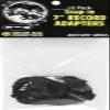 (50) Flat Black Plastic Record Adapters - Snap in Inserts to Make 7" 45rpm Records Fit on Standard Record Players - 5 packs of 10#07MR10BK view 2