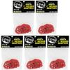 (50) Flat Red Plastic Record Adapters - Snap in Inserts to Make 7" 45rpm Records Fit on Standard Record Players - 5 packs of 10#07MR10RE view 1