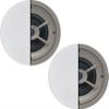 Proficient Audio PAS11626 Protege Series C626 Ceiling Speakers, Sold in Pairs; 6.5" Graphite Woofer; 1" Pivoting Silk-Dome Tweeter; Thin-Bezel Grilles Held by Neo Magnets; 8-ohm Impedance; 100W view 1