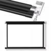 ZYXQQJ Outdoor Projector Screen Manual Pull Down 60 Inch 16:9 HD Video Projection Screens Roll Down Ceiling Projection Curtain(60in/4:3) view 1