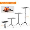 FUDONI [Electric Focus/Auto Keystone] Projector and Projector Stand Tripod from 14.5'' to 39.4'' view 4