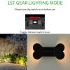 Enlybee Solar Wall Light Set - Waterproof, Warm Light, Durably ABS Material, Ideal for Garden and Courtyard Decoration view 2