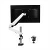 Monitor Arm Single Monitor Mount, Adjustable Monitor Arm Desk Mount, Full Motion Monitor Arm with C-clamp and Cable Management, Fits 15"-32" Screen, Holds 17.6lb Adjustable Monitor Stands(300mm) view 1