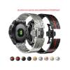 26 22mm Quick fit Stainless Steel Strap fit For Garmin/Fenix 6/6X/6XPro/7/7X/5XPlus/3 Metal Release Watch Band fit For Forerunner945 935(Silver Red,22mm) view 2