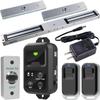 UHPPOTE 2.4GHz WiFi Indoor 600lb Electromagnetic Double Door Lock Kit with Remote and Smartphone app Control view 1