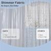 10x10 ft Wrinkle Free Silver Sequin Backdrop Curtain for Parties,Thick Not Fall Glitter Wedding Drapes Backdrop,2 Panels 5x10ft Shimmer Photo Wall Back Drop Cloth for Birthday Photography Background view 2